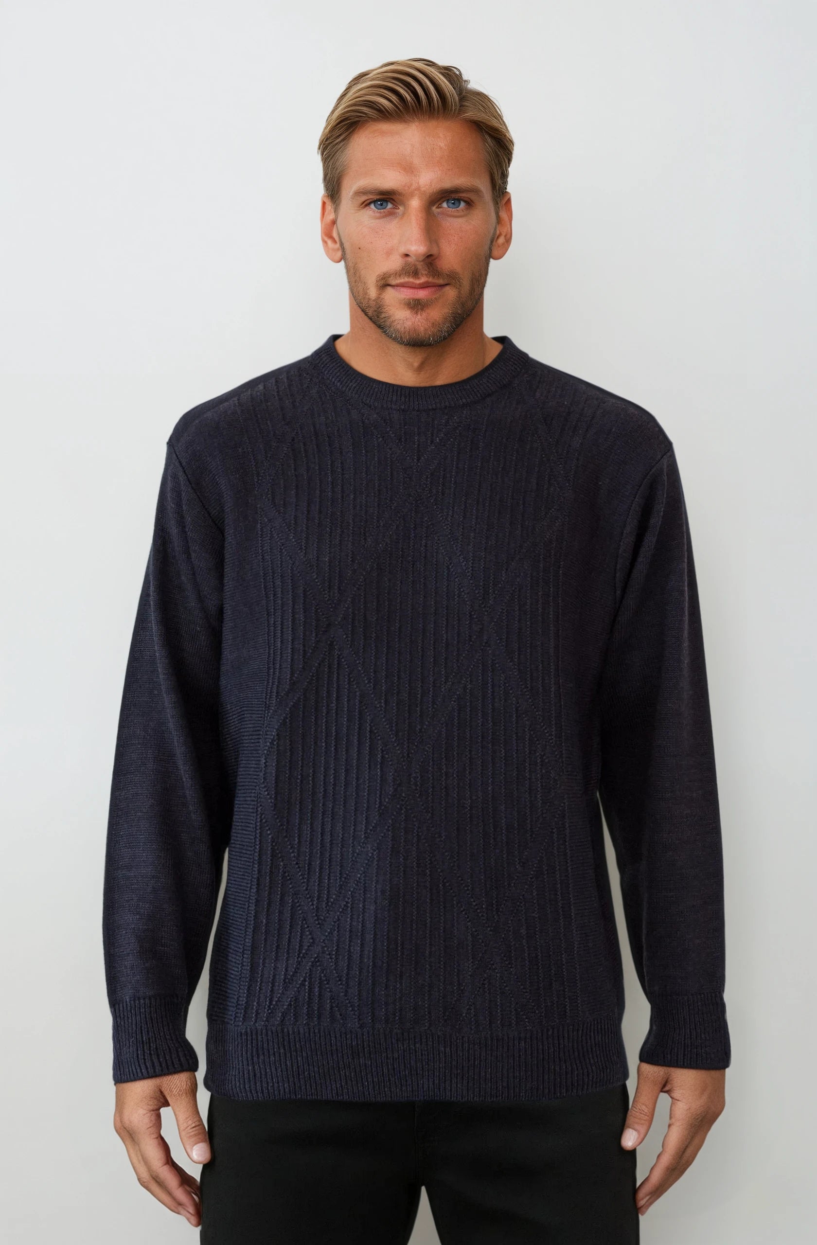 Charcoal Crew Neck Jumper: Tradewinds by Ansett Buy Now!