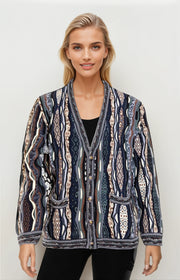 Force - Earth V Cardigan Geccu 3D Multi Colour