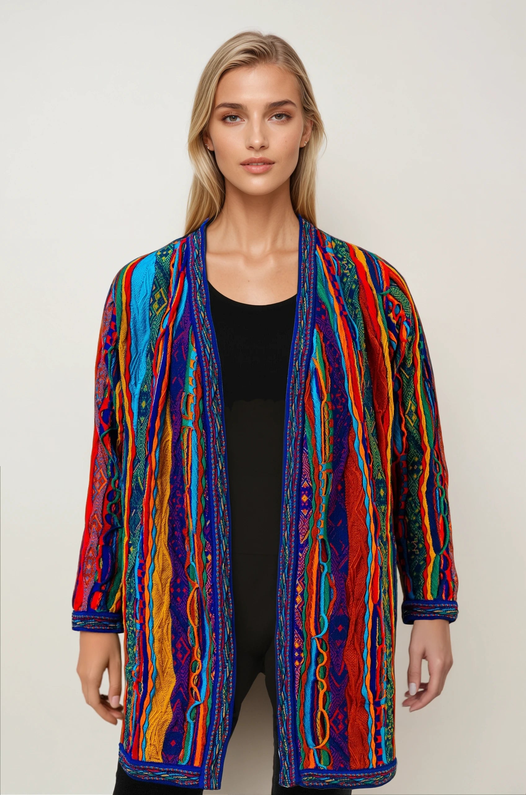 Kanga Bright Ladies Swing Coat Sweaters Australia