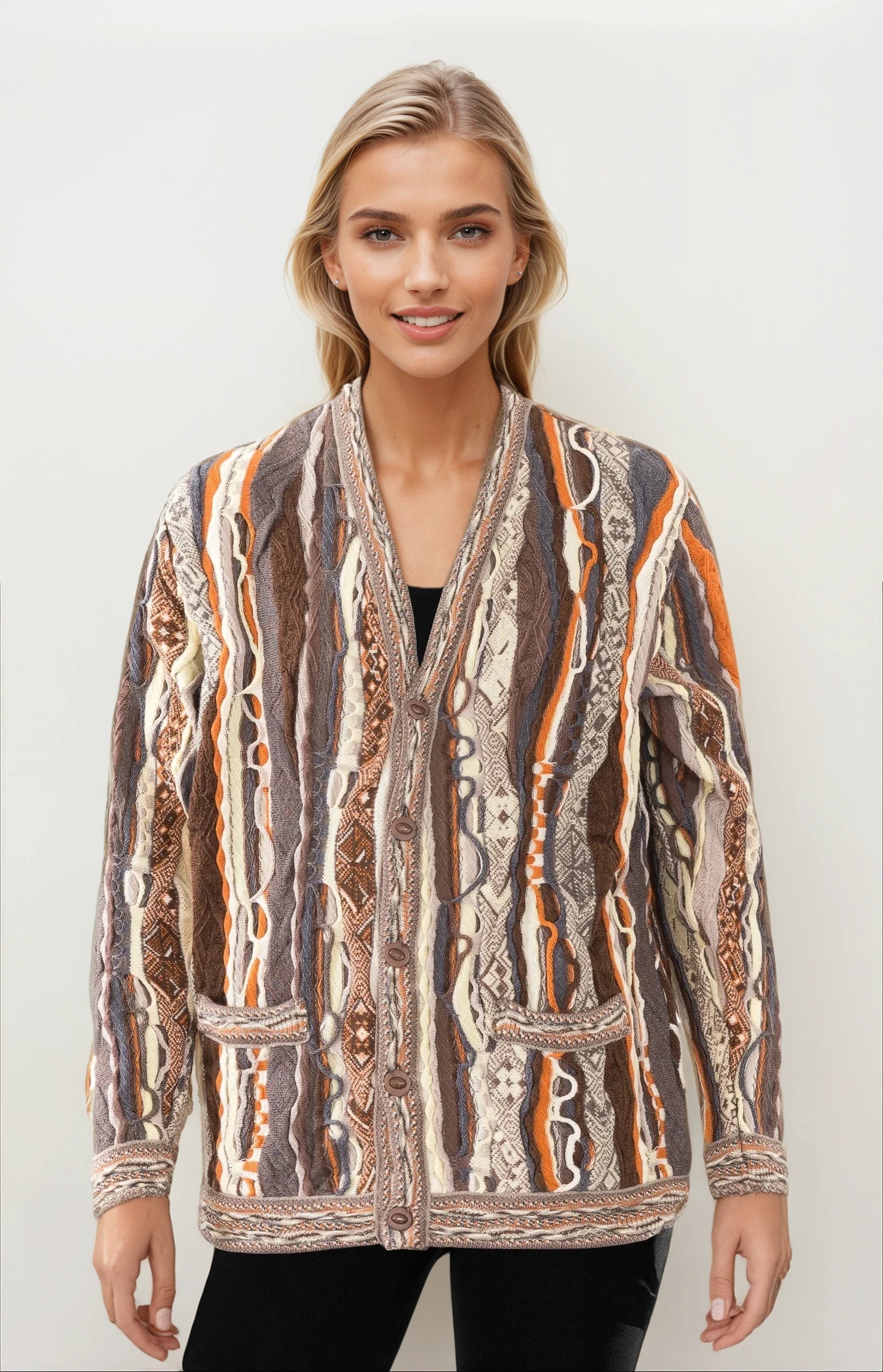 Force - Uluru V Cardigan Geccu 3D Multi Colour