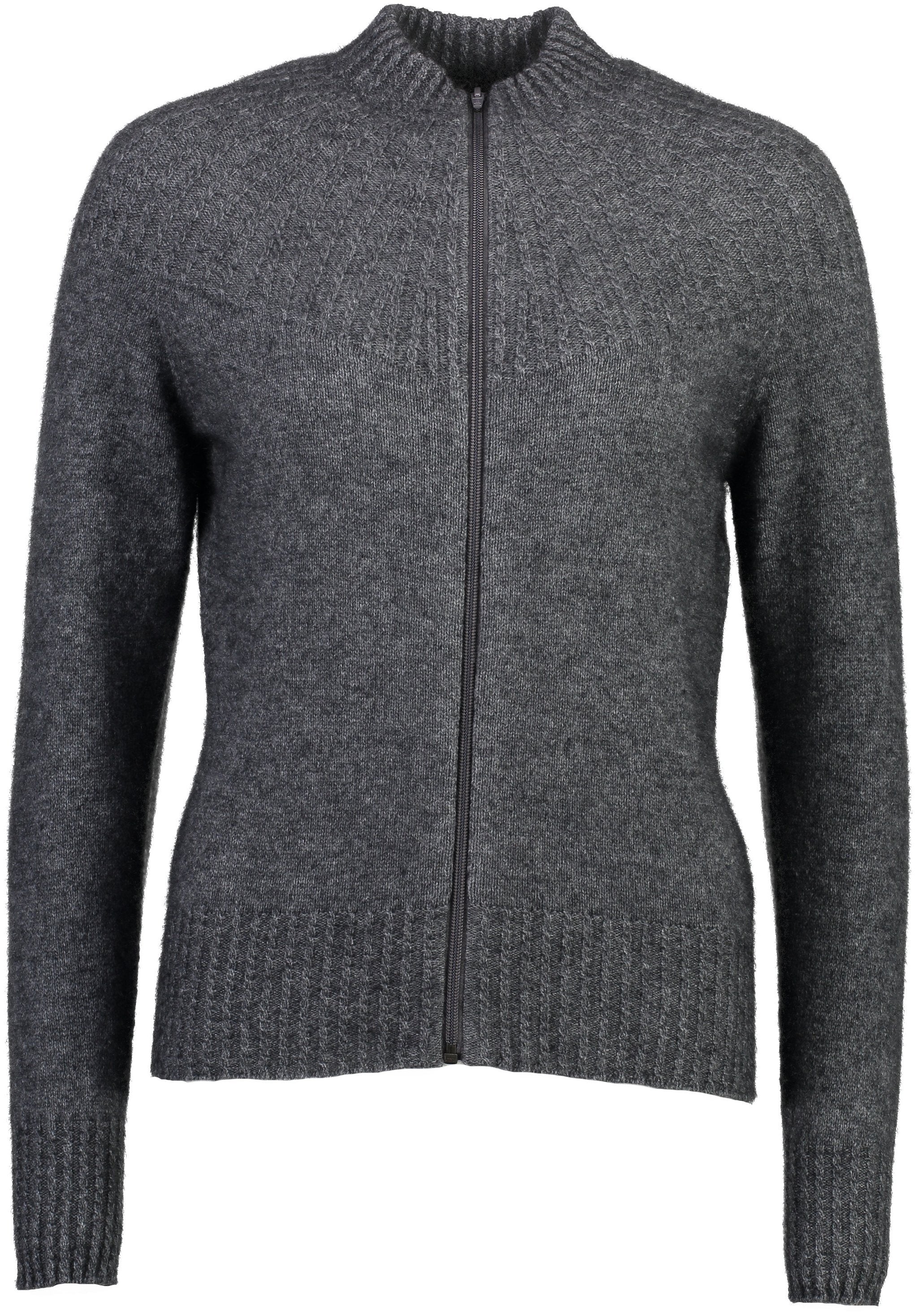 Pewter Possum Merino Yoke Neck Cable Jacket Sweaters Australia