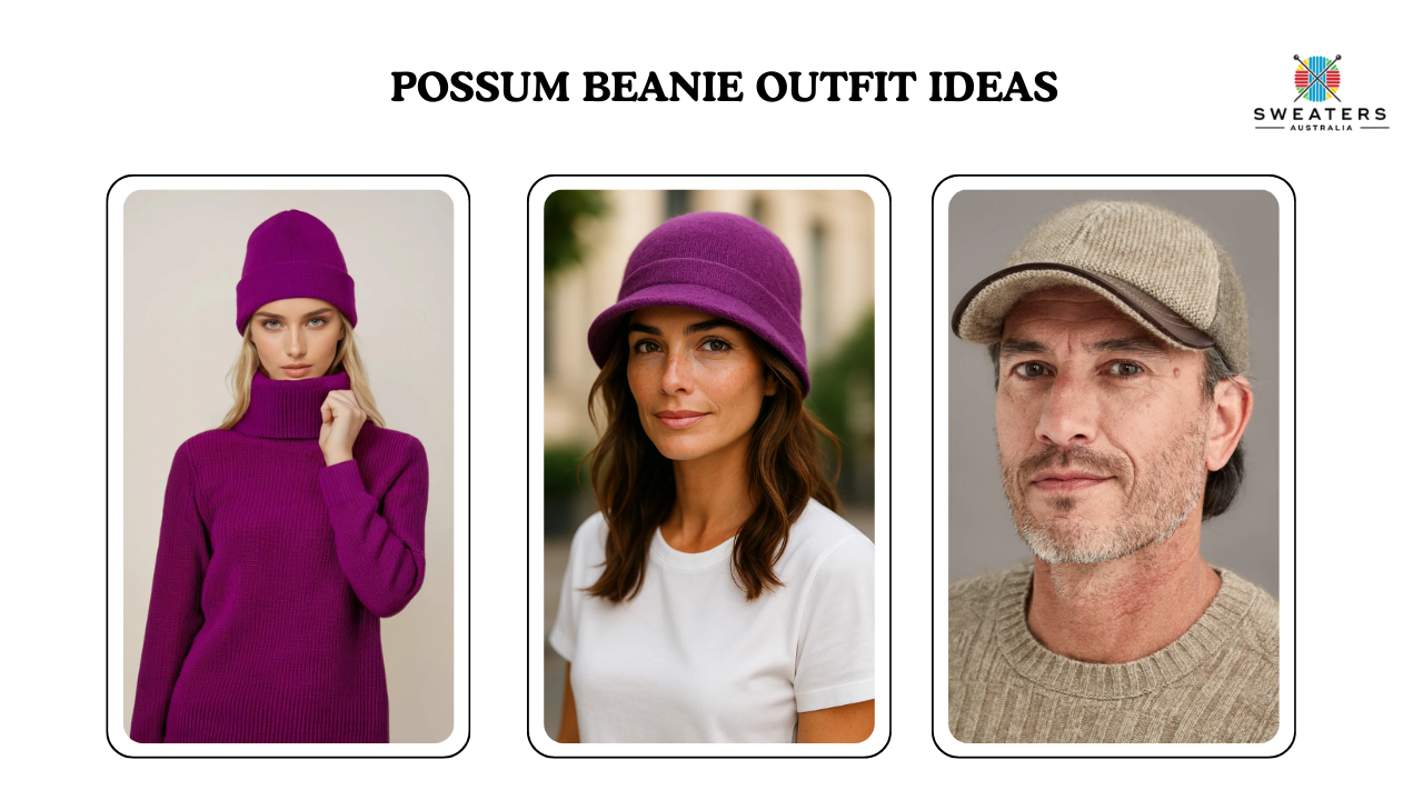 Possum beanie outfit ideas