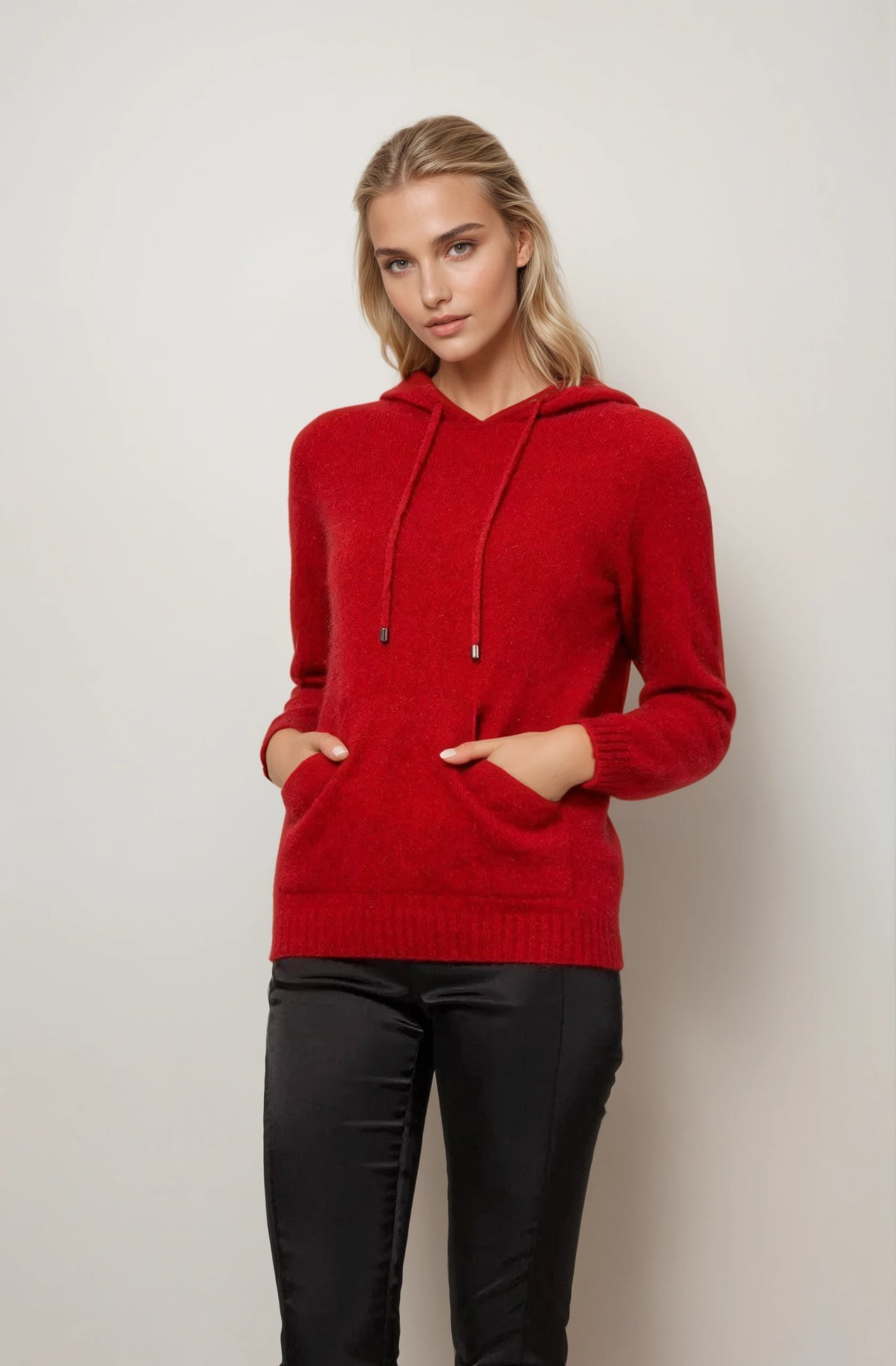 Red McDonald Possum Merino Womens Casual Hoodie