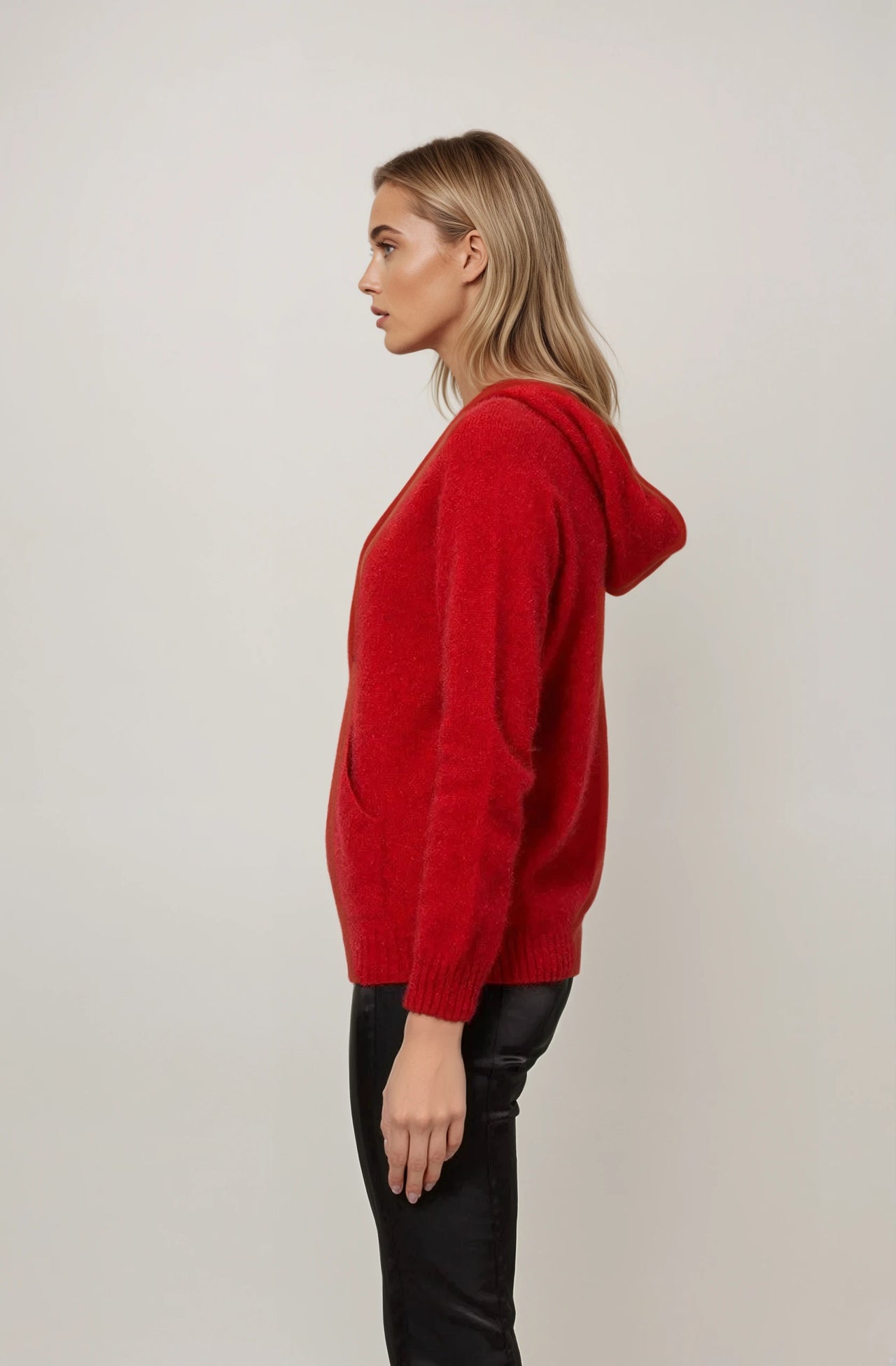 Red McDonald Possum Merino Womens Casual Hoodie
