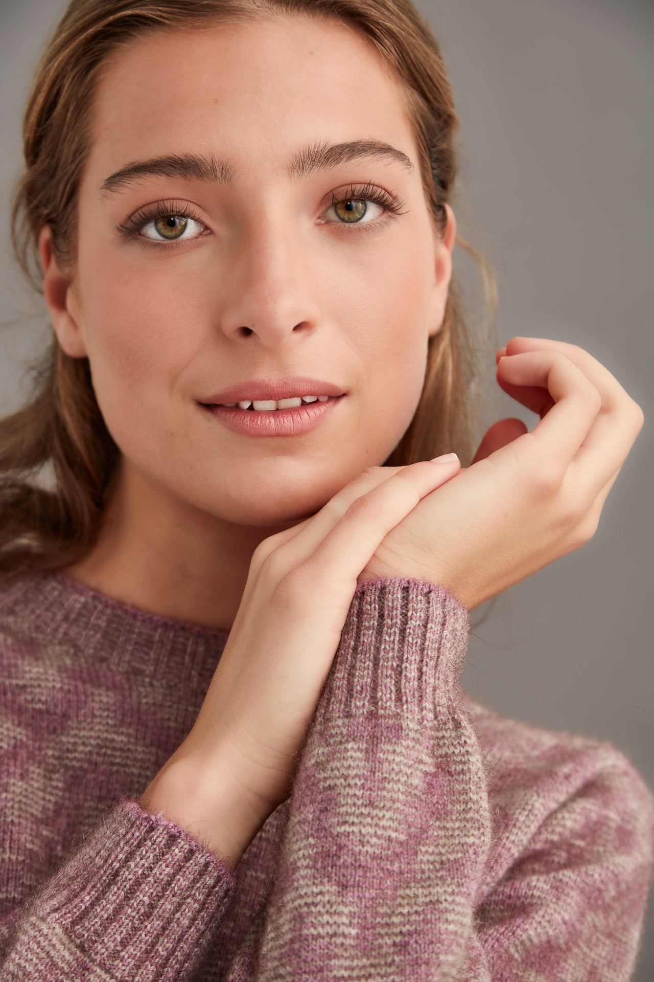 Heather - Possum Merino Fair Isle Sweater
