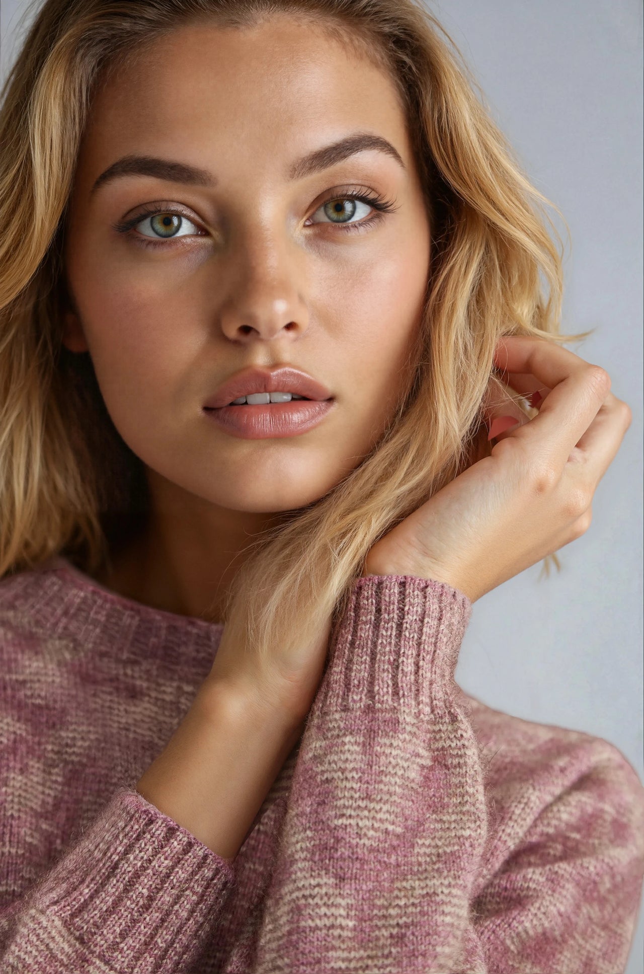 Heather - Possum Merino Fair Isle Sweater