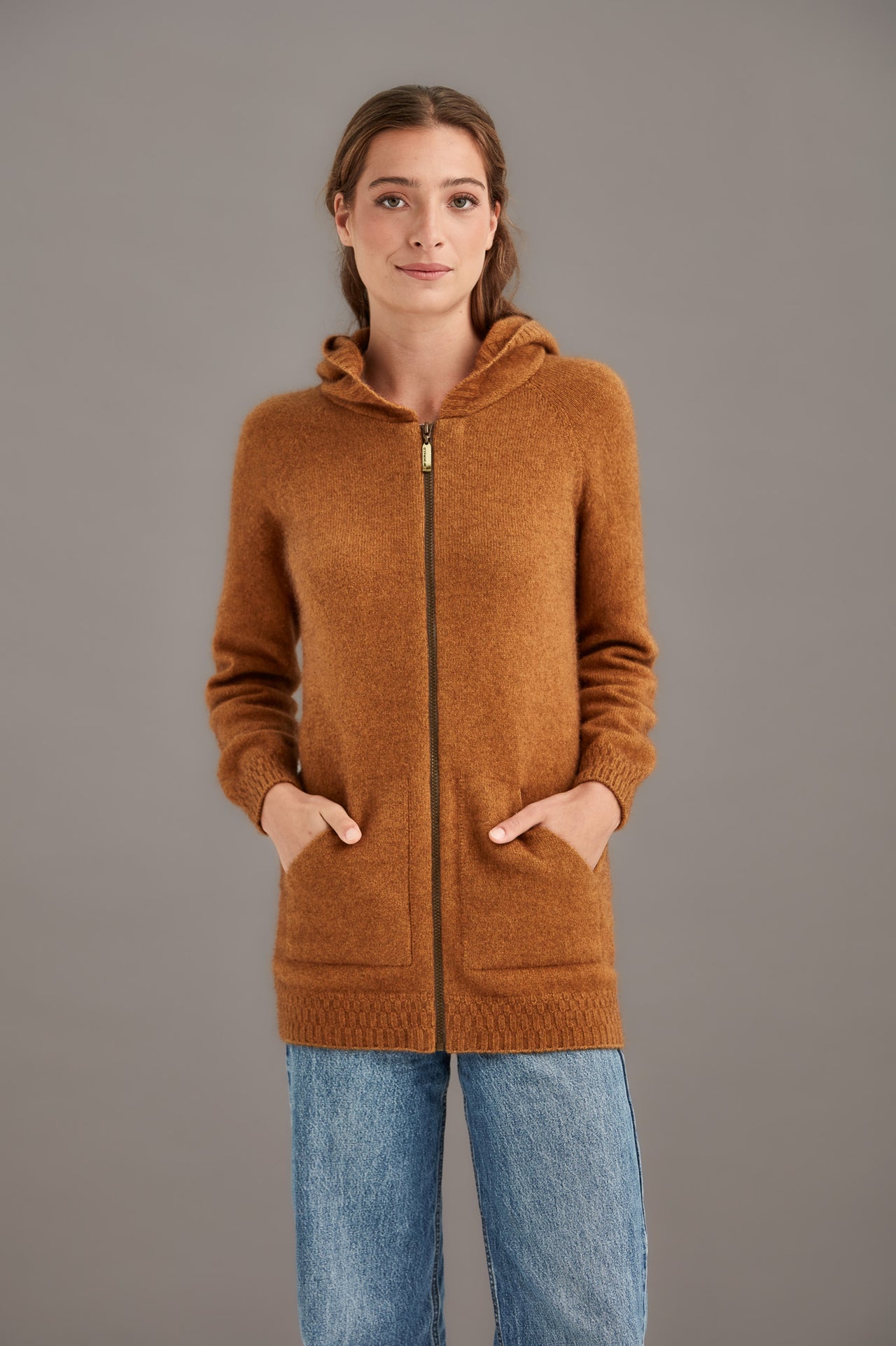 Honeycomb Possum Merino Hooded Jacket