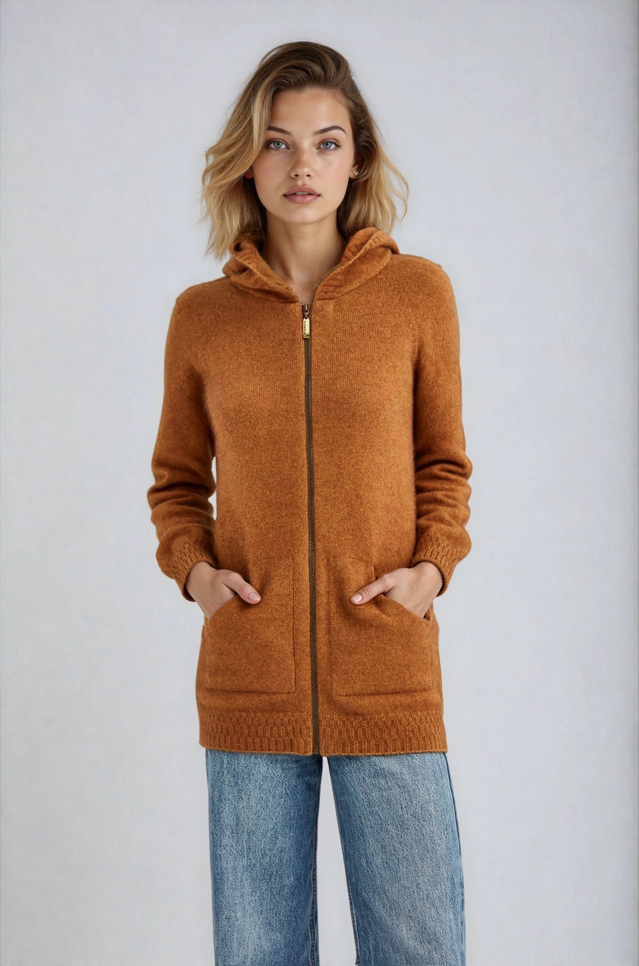 Honeycomb Possum Merino Hooded Jacket