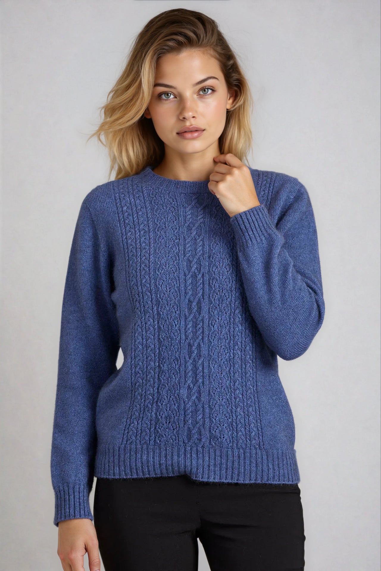 Orchid - Possum Merino Crew Jumper