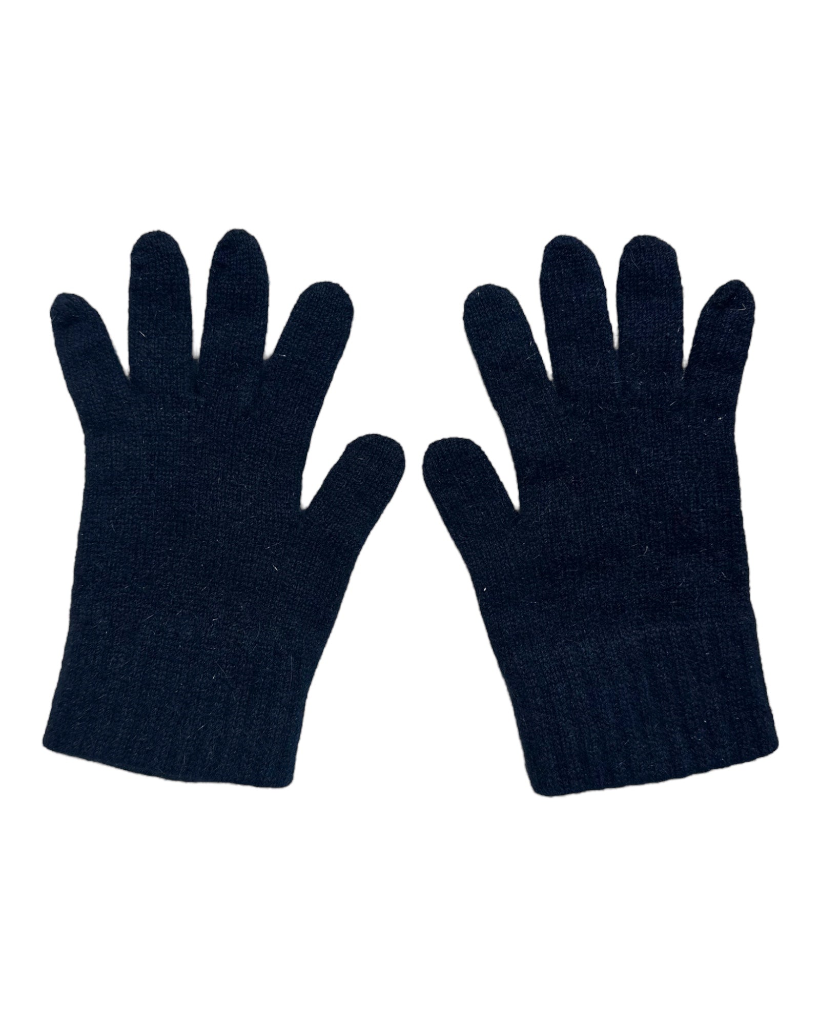 Mocha Possum Merino and Silk Full Finger Gloves