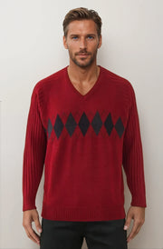 9333 Red - Tradewinds By Ansett Ansett Plain Knitwear