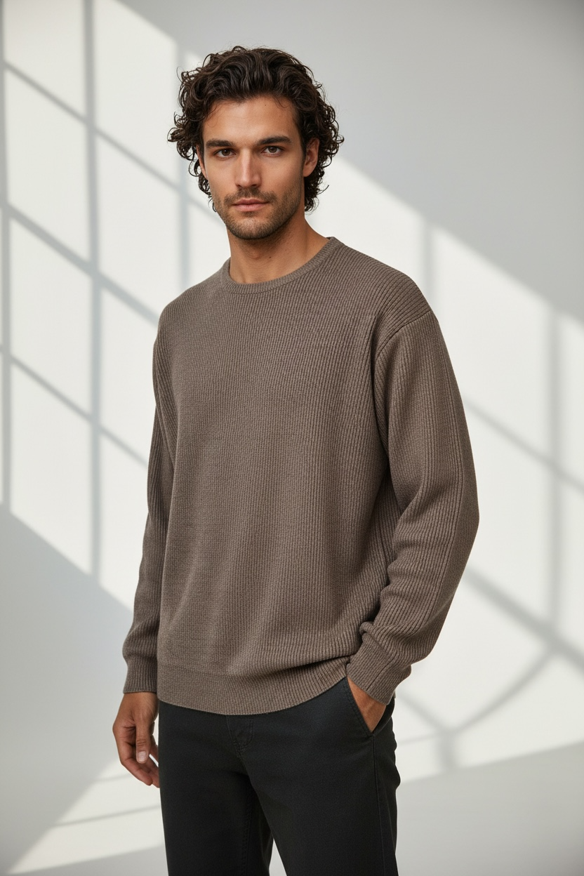 Bark Fisherman Rib Jumper - Tradewinds By Ansett