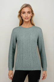 Mint - Possum Fur Crew Jumper Possum Merino