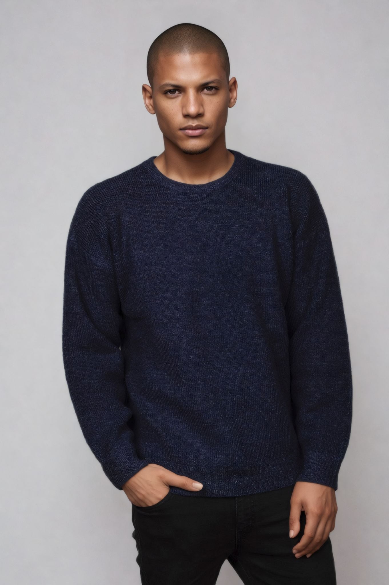 Wool fisherman jumper cheap