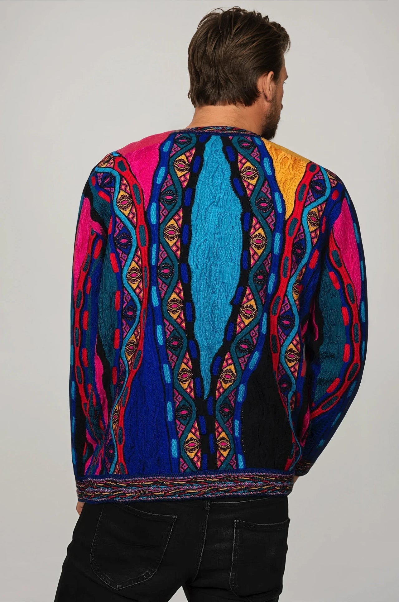 Mati - Bright Sweater Jumper Merino Wool 3D Geccu Knitwear