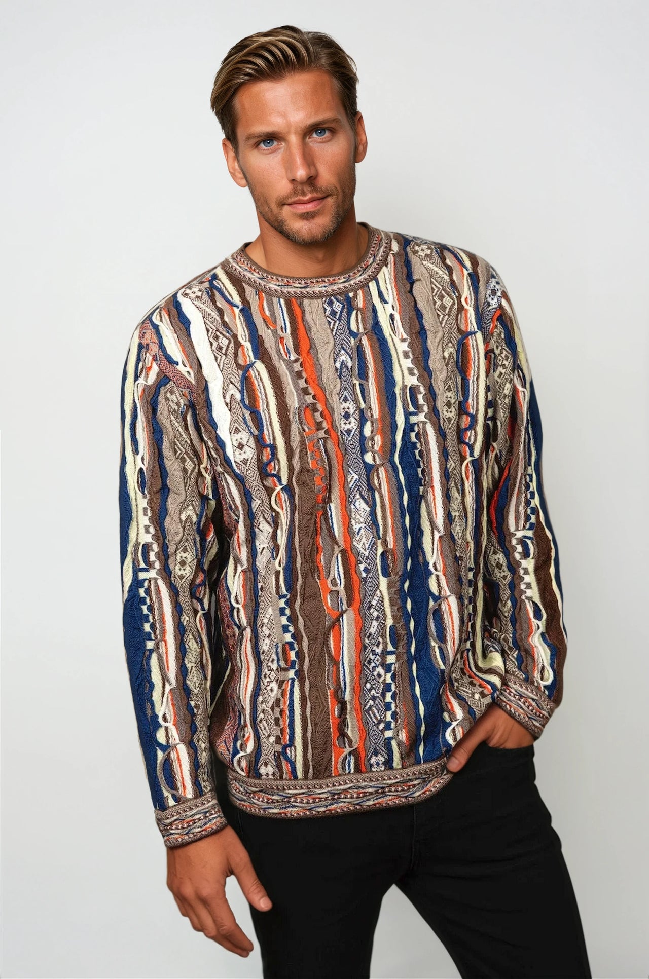 Force - Uluru Sweater Jumper Merino Wool 3D Geccu Knitwear