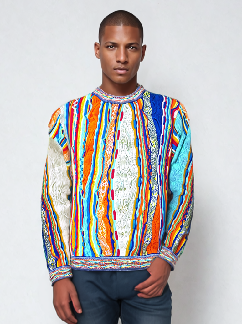 Dingo - Bright Sweater Jumper Cotton 3D Geccu Knitwear