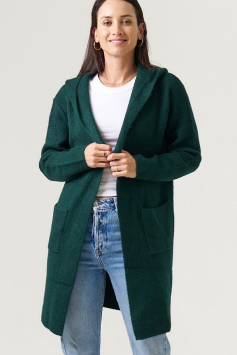 Dark Green Oversized Hoodie