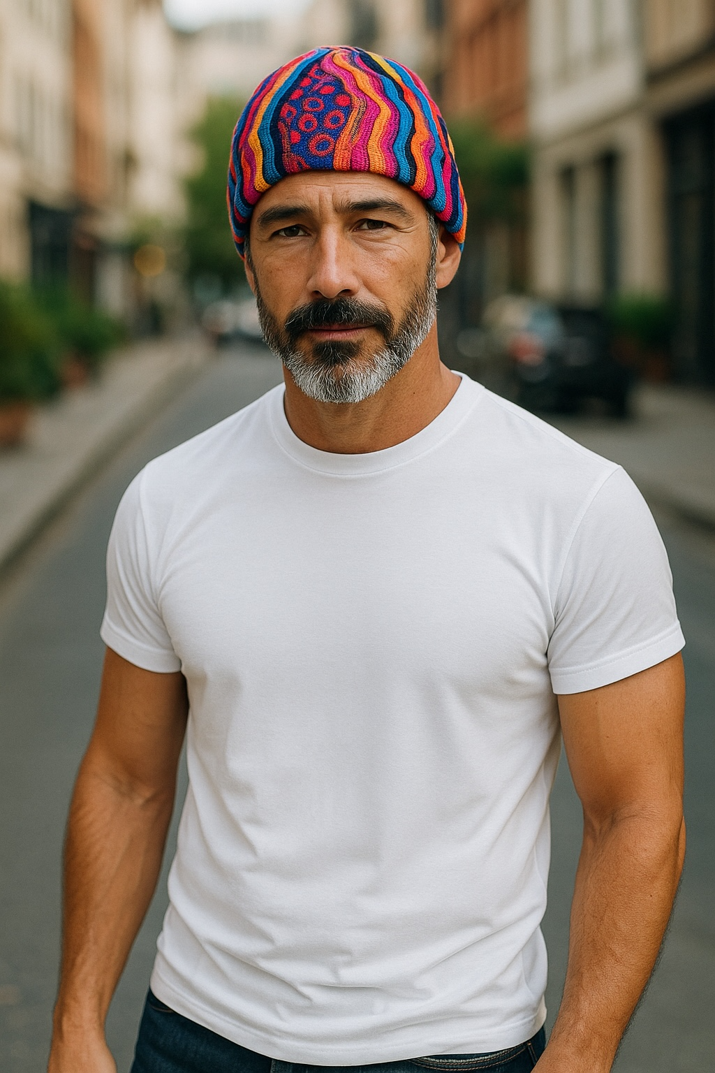 Force Bright Beanie Merino Wool 3D Geccu Knitwear