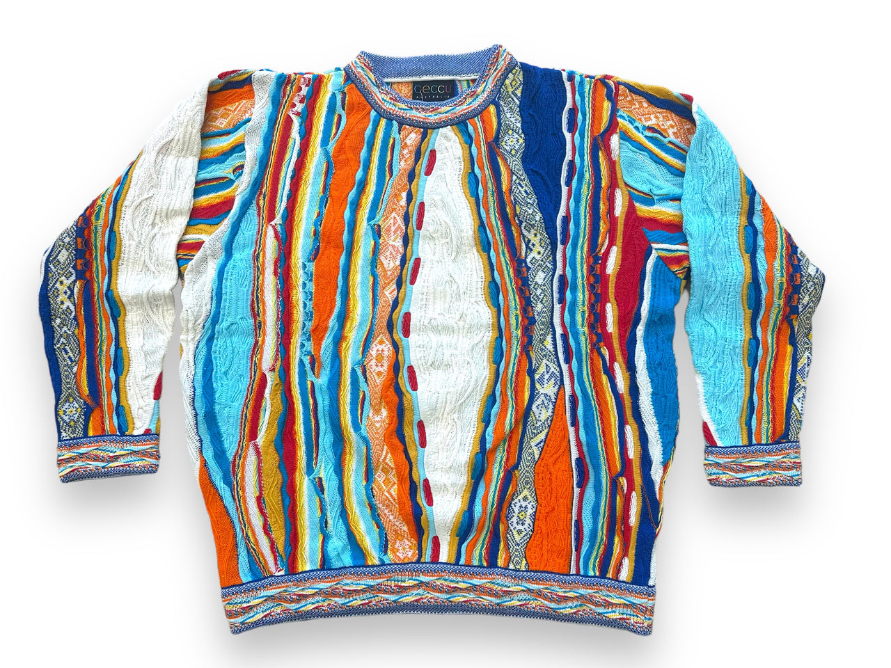 Dingo - Bright Sweater Jumper Cotton 3D Geccu Knitwear