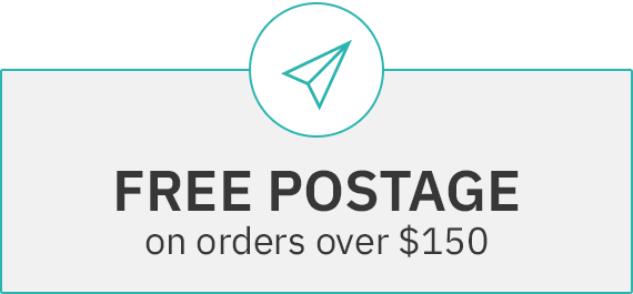 Free Postage on orders over $150