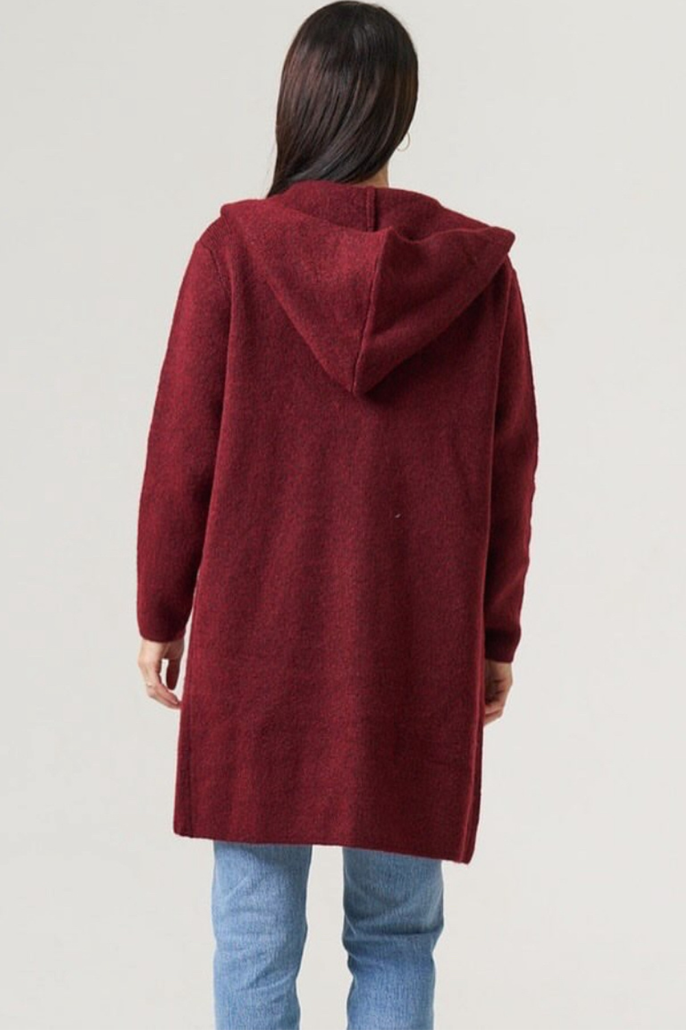 Maroon Oversized Hoodie