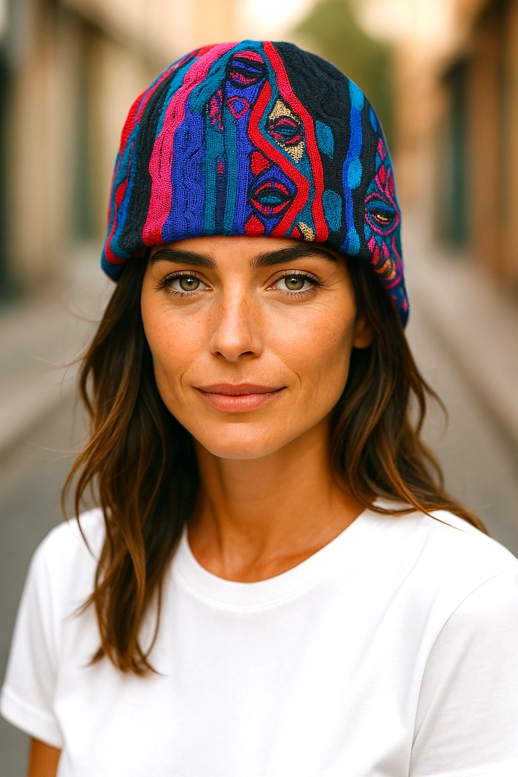 Mati Bright Beanie Merino Wool 3D Geccu Knitwear