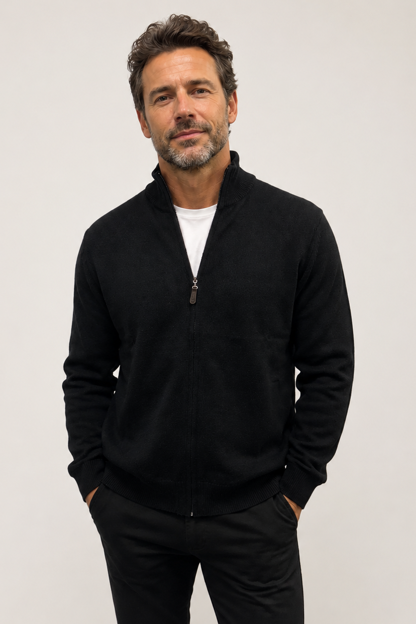 Ansett Men's Merino Wool Jacket - Black