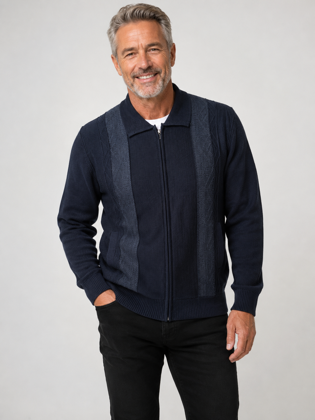Navy Blue Tradewinds By Ansett Full Zip Jacket