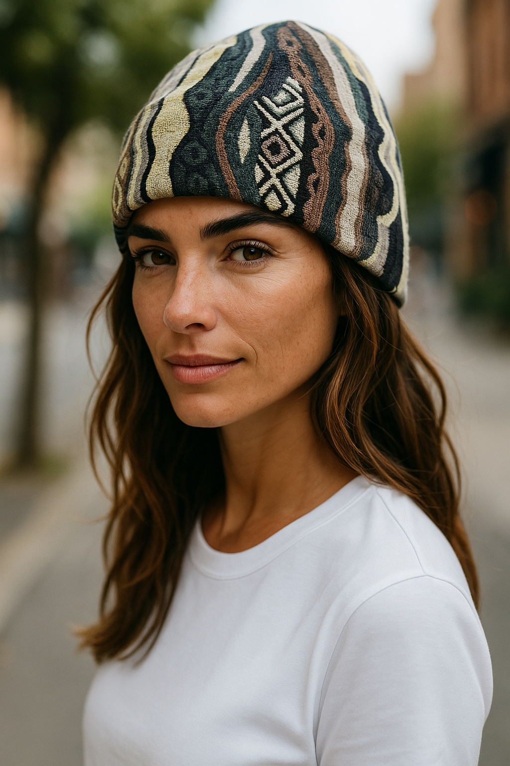 Force Earth Beanie Merino Wool 3D Geccu Knitwear