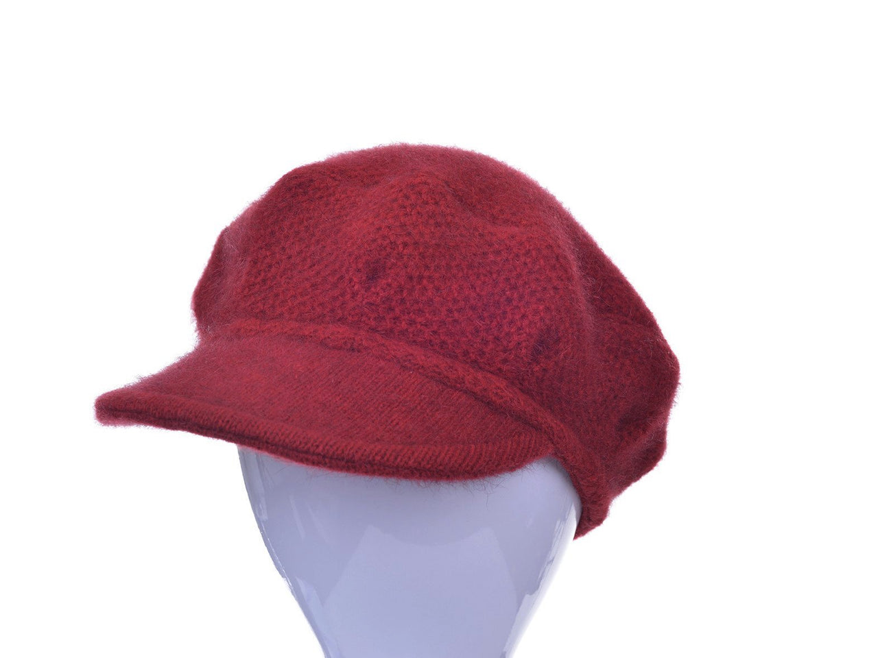 Red Possum Merino Soft Peak Hat