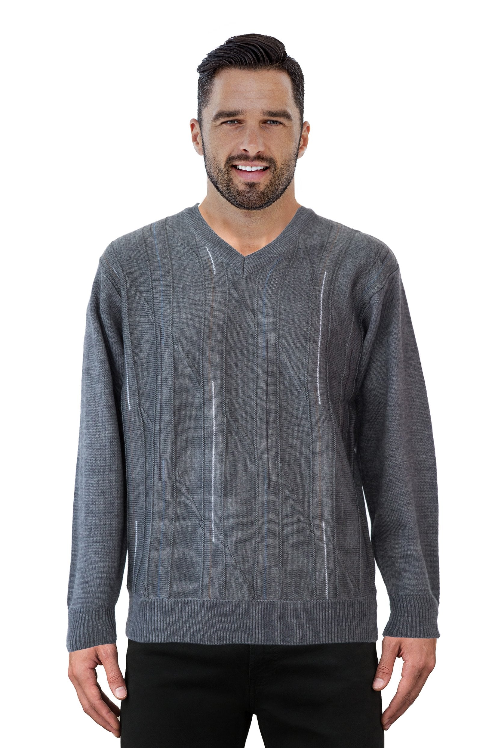 9053 Grey - Tradewinds By Ansett Ansett Plain Knitwear