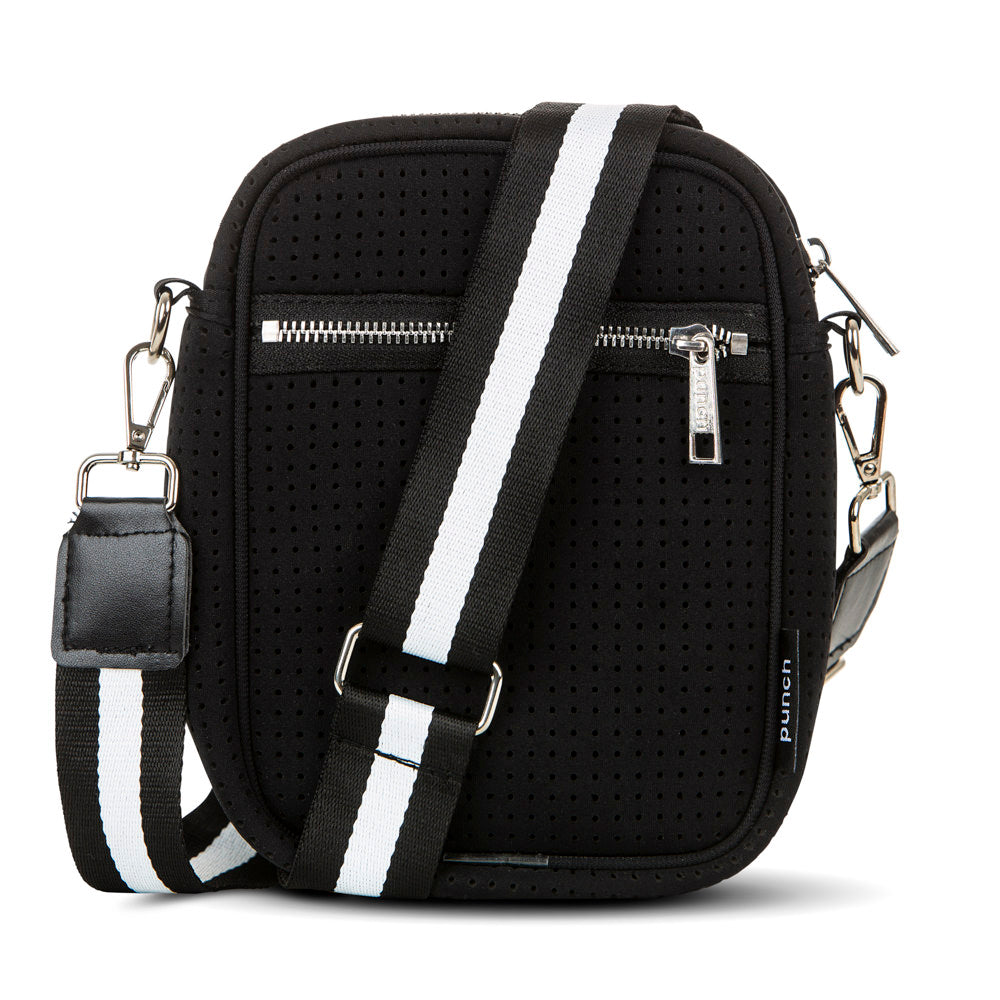 Camera Shoulder Bag - Black Punch Neoprene