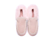 Ladies Pink Sheepskin Moccasins Ugg Boots