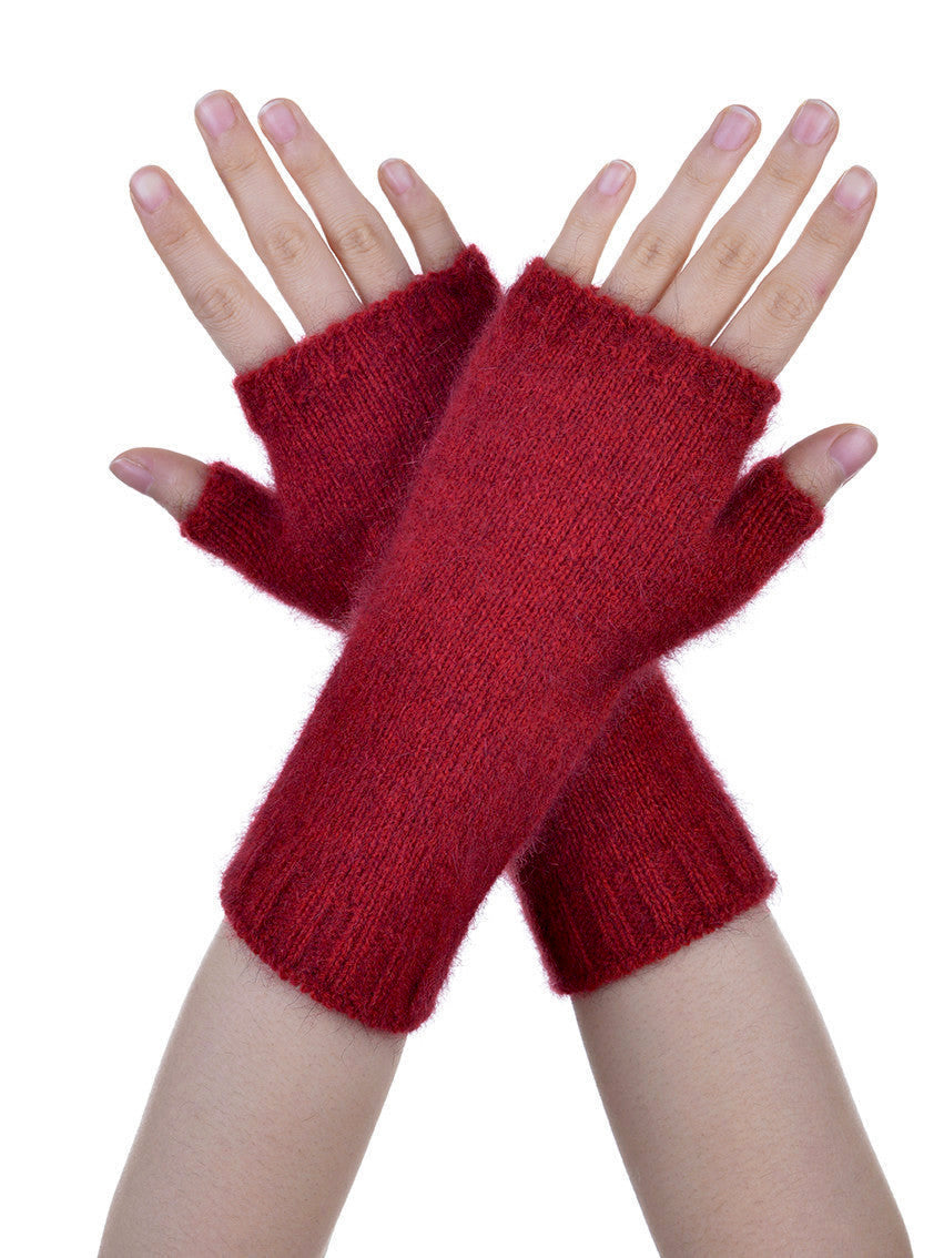Red Possum Merino Short Plain Glovelet