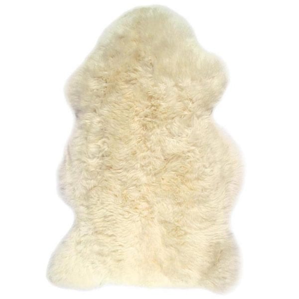 XXXL Long Wool Sheepskin Rug - Ivory White