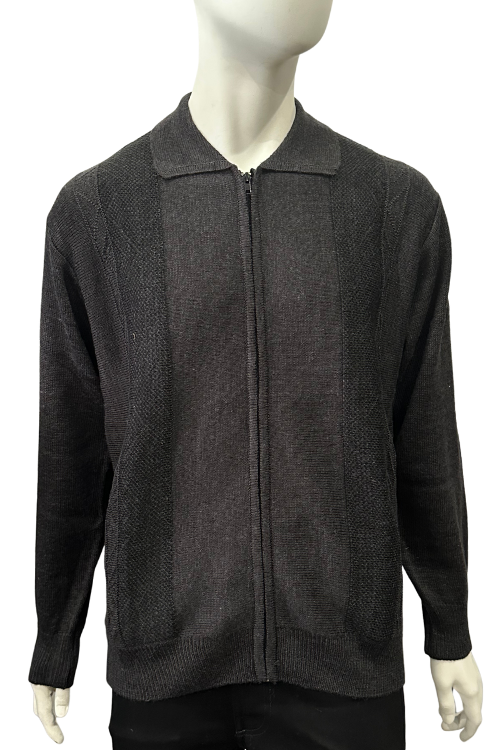 Charcoal Grey Tradewinds By Ansett Full Zip Jacket (L ONLY)